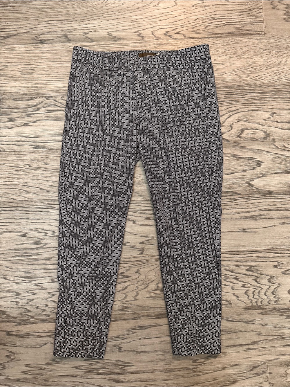 crosby. Gray Patterned Ankle Pants